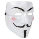 Máscara Hacker Miuion Guy Fawkes V para Vendetta White PVC