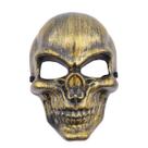 Máscara Halloween Ghost Head Cosplay Caveira antiga 16x24cm