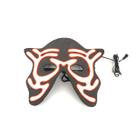 Máscara Halloween Glowing Cosplay Party Glitter Le 17x21cm