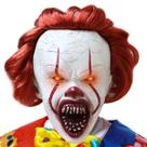Máscara Halloween Pennywises Clown Funny Devil Party Cosplay