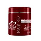 Máscara Hidratante Capilar Tonalizante Vermelho Red Force de Frizz 500g