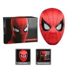 Máscara Homem Aranha Vermelha Cosplay Olhos Moveis