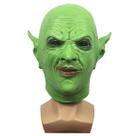 Máscara Horror Green Spoof Grimace Head Latex Scary Devil