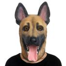 Máscara Husky Dog Latex Full Face Cosplay, adereço de fantasia
