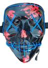 Máscara iluminada LED para festa à fantasia de carnaval de Halloween