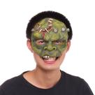 Máscara infantil de látex de Halloween para rosto inteiro Monster Zombie Green
