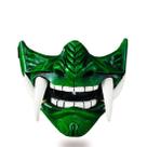 Máscara japonesa LDesign Samurai Oni Mask Ghost Mask Ninja Mask Warrior Punk Mask Cosplay Prop para baile de máscaras de Halloween
