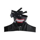 Máscara Kaneki Ken Tokyo Ghoul Acessório De Fantasia De Halloween Protetor Facial Com Zíper Adereço
