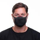 Máscara Knit Fiber De Proteção Reutilizável Preto G
