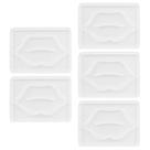 Máscara Labial Reutilizável Sonew - 5 Unidades - Transparente e em ABS