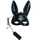 Máscara Led Coelha C/ Controle Luz Piscante Playboy Sex