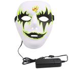 Máscara LED Hiphop Full Face Luminous Cosplay Costume Prop Máscara LED Hiphop Full Face Luminous Cosplay Costume Prop