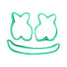 Máscara LED Marshmello Para DJ, Respirável, Acessórios Para Festas De Halloween, Capacete De Cosplay Máscara LED Marshmello Para DJ, Respirável, Acessórios Para Festas De Halloween, Capacete De Cosplay