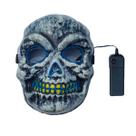 Máscara LED Skull PVC Luminous Scary Cosplay Costume Props