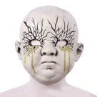 Máscara Little Monster Latex White com cobertura facial completa Máscara Little Monster Latex White com cobertura facial completa