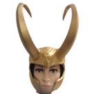 Máscara Loki PVC Full Face Cosplay, adereços de fantasia para salão