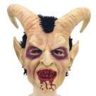 Máscara Lucifer's Headgear Full Face Latex Devil Cosplay