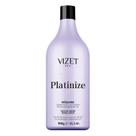 Máscara Matizadora Cabelos Loiros e Grisalhos Platinize Vizet 900gr