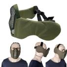 Mascara Meia Face Confort Metal Proteçao Orelha Paintball Tatica Resistente
