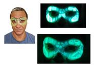 Máscara Neon Brilha No Escuro Festas Rave Fantasia 2- 4hs