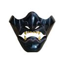 Máscara Ninja, capa plástica de meia face, fantasmas de Tsushima