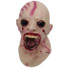 Máscara Open Mouth Vampire Headgear Latex Scary Face