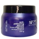 Mascara para Cabelos Brancos Coloridos Grisalhos Loiros Neutraliza Tons Amarelado WF Jet Silver 250g