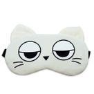 Máscara Para Dormir Gato Branco Gel Térmico Reduz Olheiras