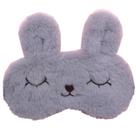 Máscara para dormir Grey Plush Rabbit Anime Super Soft 19x9cm Máscara para dormir Grey Plush Rabbit Anime Super Soft 19x9cm