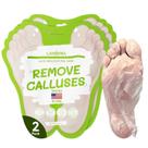 Máscara para peeling de pés LANBENA Aloe Vera, removedor de calos, 2 pares