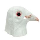 Máscara, pombo branco, látex, chapelaria para animais, traje de cosplay