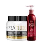 Máscara Pratudo 1Kg Capilar SOS Extreme 240ml Antiemborrachamento Reconstrutor