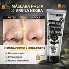 Máscara Preta Facial Removedora de Cravos Peel Off Black Mask Anti Oleosidade Argila Negra Dermachem