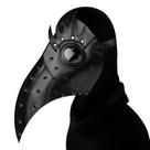 Máscara Punk Plague Doctor Bird em couro gótico de Halloween
