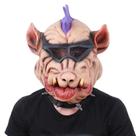 Máscara realista de látex, cabeça de porco, terror, cosplay, animal adulto