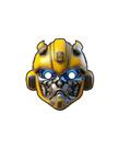 Máscara Realista Infantil Transformers