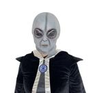 Máscara, resina alienígena, traje de cosplay, rosto alienígena cinza assustador