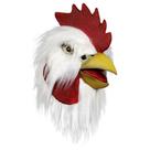 Máscara Rooster Head Latex para rosto inteiro Halloween Cosplay Pro Máscara Rooster Head Latex para rosto inteiro Halloween Cosplay Pro