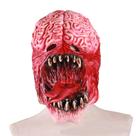 Máscara Rotten Brain Latex Face Horror Fantasia de Halloween