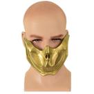 Máscara semifacial Scorpion Mortal Kombat 11 para cosplay