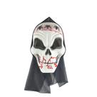 Máscara Skeleton Ghost, capa facial completa, cosplay de Halloween