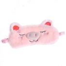 Máscara Sleep Eye Mask Plush Pig Anime Super Soft Eye Cover rosa
