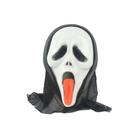 Máscara Spooky Face Ghost com língua para festa de Halloween