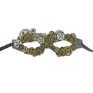 Máscara Steam Punk Party Half Face Cover Costume Play Pro