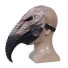 Máscara Steampunk Beak Full Face Latex Cosplay Costume Pro