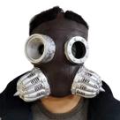 Máscara Steampunk, resina, rosto inteiro, adereços de cosplay