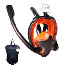 Mascara Subaquática de de Mergulho Gold Sports Full Face Maui Double Snorkel Mascara Subaquática de de Mergulho Gold Sports Full Face Maui Double Snorkel