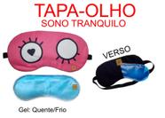 Máscara Tapa Olho Com Gel Para Dormir Viagem Relaxante