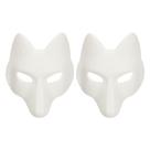 Máscara TOYANDONA Wolf Animal, 2 peças, adereço de fantasia de Halloween para raposa