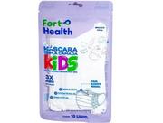 Máscara Tripla Camada Kids 10 Unds Máscara Tripla Camada Kids 10 Unds